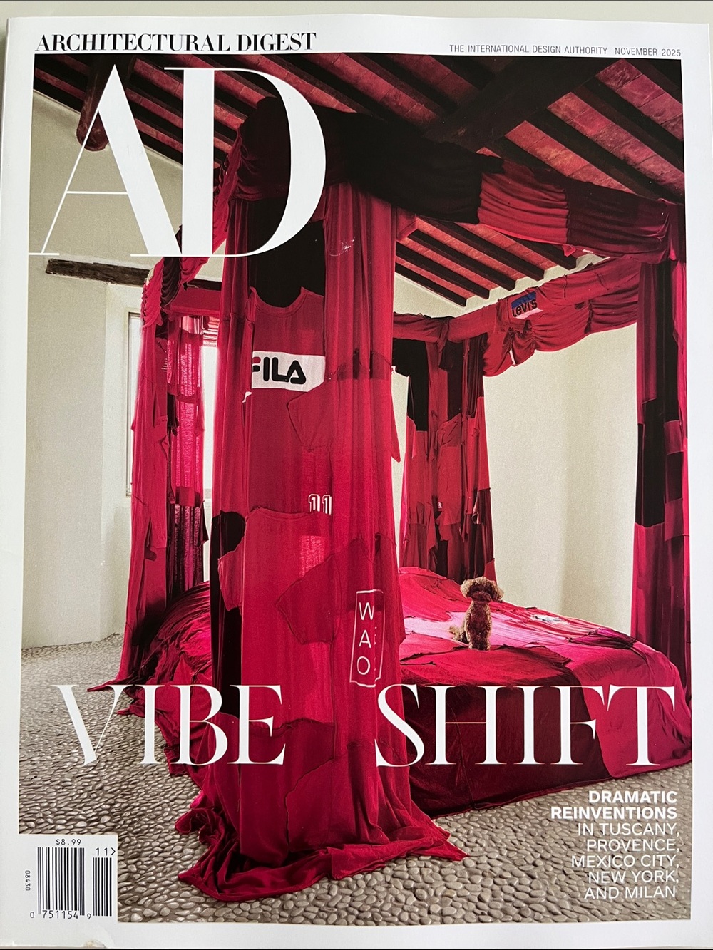 Architectural Digest Magazine November 2025.